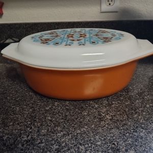 Vintage Navajo Pyrex Baker